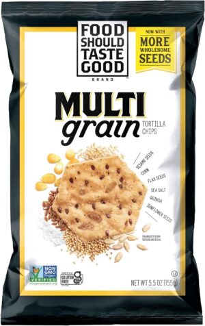 Food Should Taste Good Mulitgrain Tortilla Chips 5.5oz 12ct